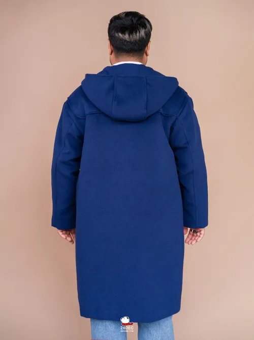 เช่าเสื้อโค้ท ชาย รุ่น CAFE สี น้ำเงิน