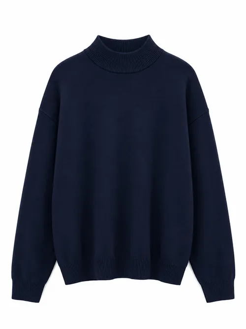 เช่าเสื้อคอเต่า ชาย รุ่น ETHAN สี น้ำเงิน