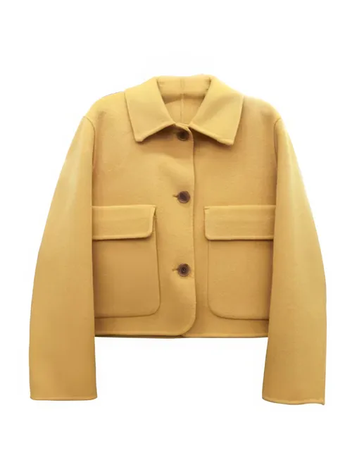 เช่าเสื้อโค้ท หญิง รุ่น ERECTA สี เหลือง