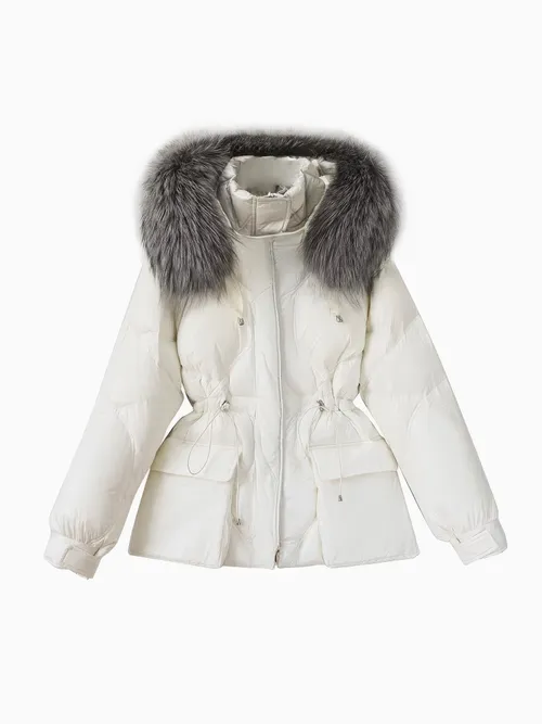 เช่าเสื้อกันหนาว หญิง รุ่น YUKON สี ขาว