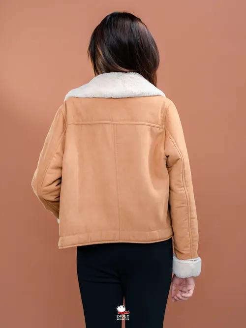 เช่าเสื้อแจ็คเก็ต หญิง รุ่น FILIAE สี น้ำตาล