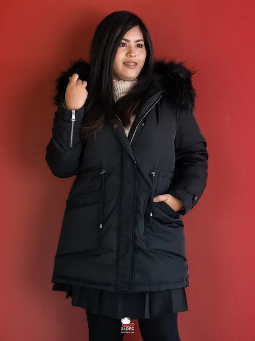 เช่าเสื้อกันหนาว หญิง รุ่น GUIDE สี ดำ