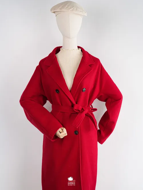 เช่าเสื้อโค้ท หญิง รุ่น SHIRINA สี แดง