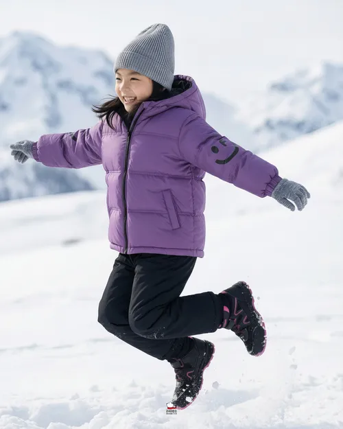 เช่าเสื้อกันหนาว เด็ก รุ่น BEAM สี ม่วง