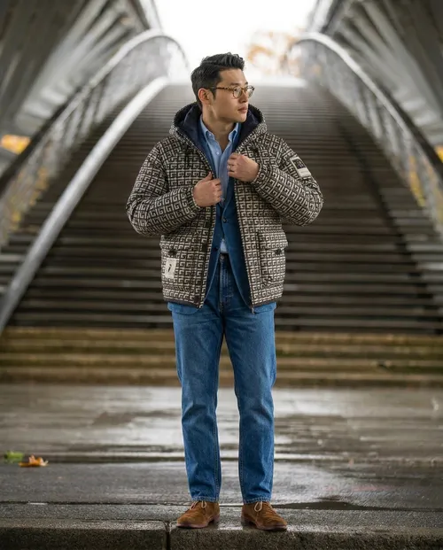 เช่าเสื้อกันหนาว ชาย รุ่น HUDSON สี ดำ