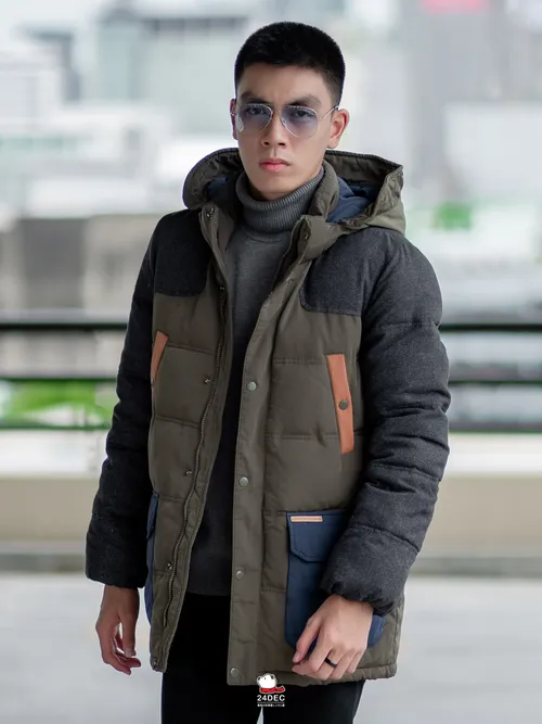 เช่าเสื้อกันหนาว ชาย รุ่น MALE สี เขียว