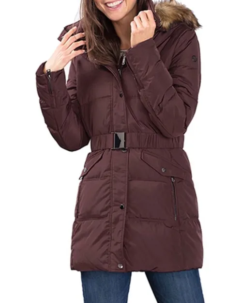 เช่าเสื้อกันหนาว หญิง รุ่น BOSNIA สี แดงเรดไวน์