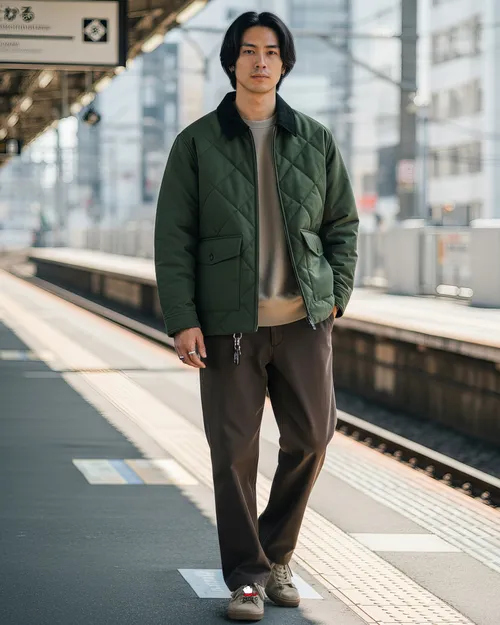 เช่าเสื้อกันหนาว ชาย รุ่น DRAMA สี เขียว