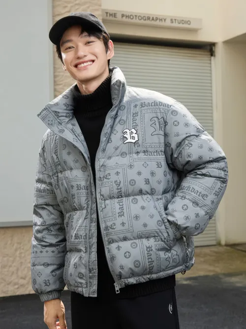 เช่าเสื้อกันหนาว ชาย รุ่น BACKDATE สี เทา