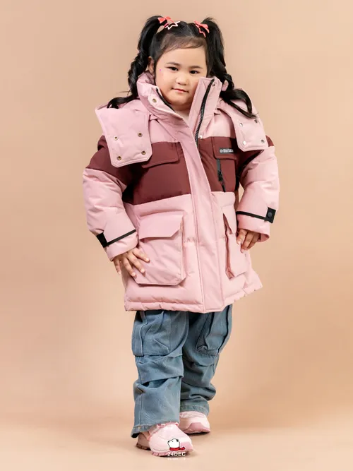 เช่าเสื้อกันหนาว เด็ก รุ่น THERASIA สี ชมพู