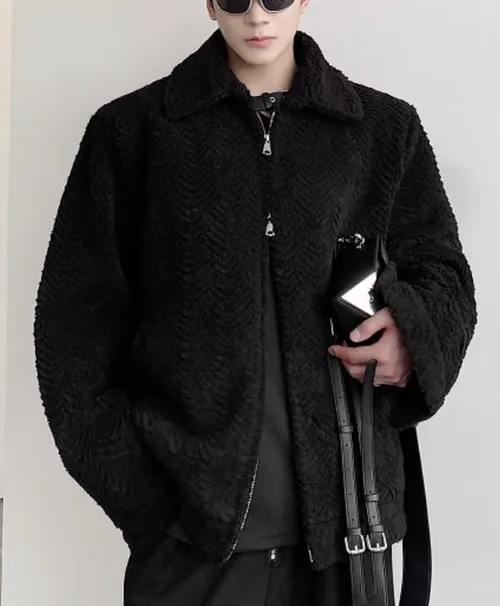 เช่าเสื้อแจ็คเก็ต ชาย รุ่น BRUNO สี ดำ