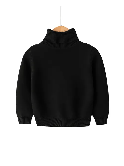 เช่าเสื้อคอเต่า เด็ก รุ่น OWAKUDANI สี ดำ