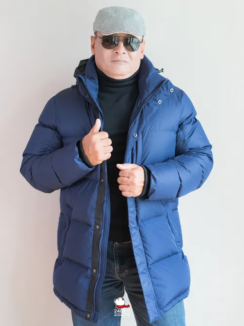 เช่าเสื้อกันหนาว ชาย รุ่น ALASKA สี น้ำเงิน