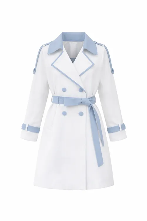 เช่าเสื้อเทรนช์โค้ท หญิง รุ่น ABIGAIL สี ขาว