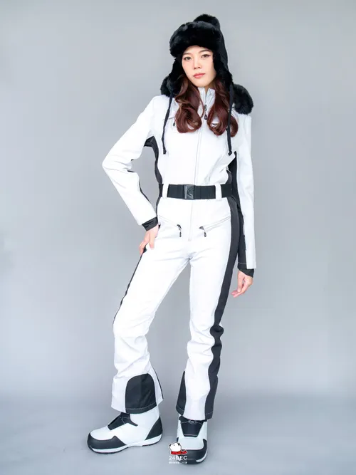 เช่าชุดสกี (เสื้อ+กางเกง) หญิง รุ่น CORONET สี ขาว