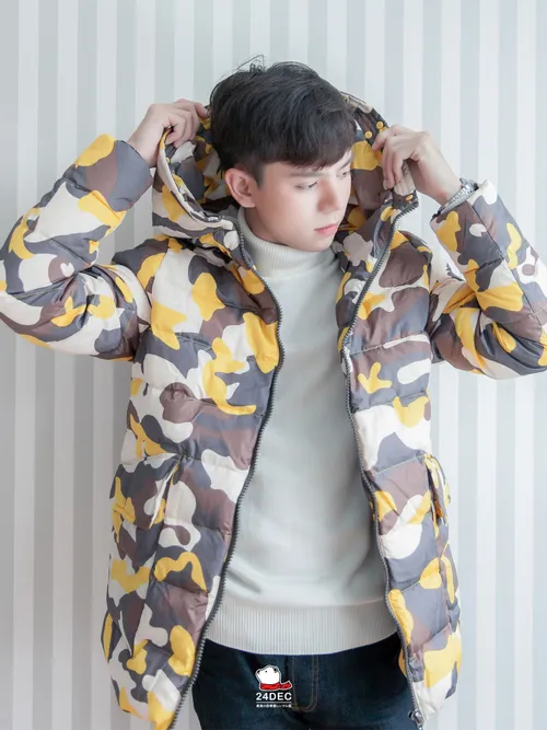 เช่าเสื้อกันหนาว ชาย รุ่น SAND สี เหลือง