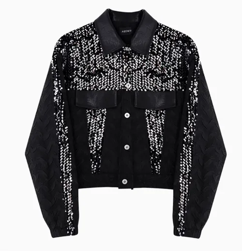 เช่าเสื้อแจ็คเก็ต ชาย รุ่น VINCENT สี ดำ