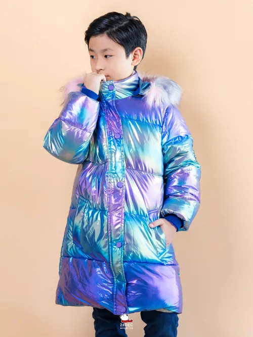 เช่าเสื้อกันหนาว เด็ก รุ่น BALLOON สี ม่วง