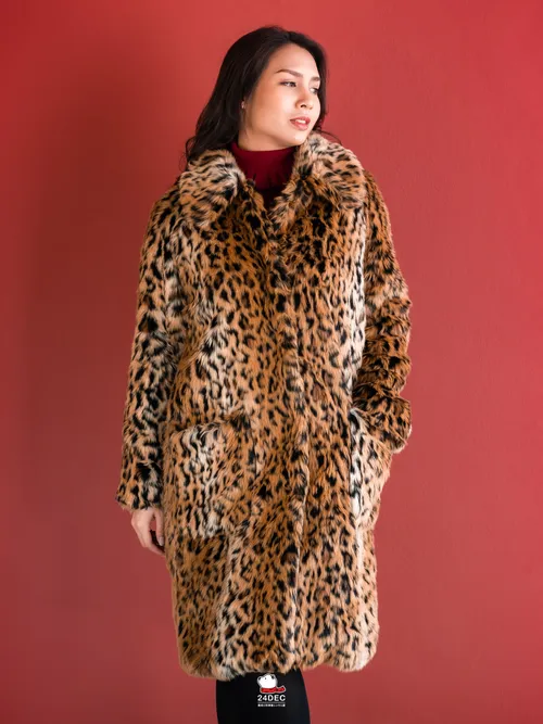 เช่าเสื้อขนเฟอร์ หญิง รุ่น TIGER สี น้ำตาล