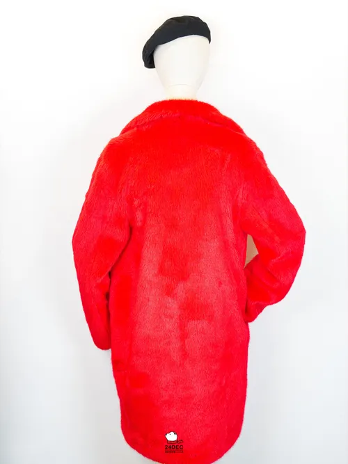 เช่าเสื้อขนเฟอร์ หญิง รุ่น XMAS สี แดง