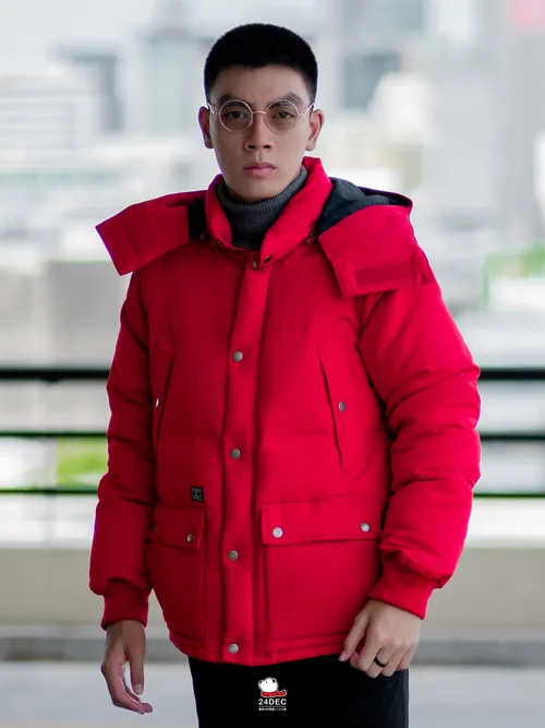 เช่าเสื้อกันหนาว ชาย รุ่น JACKSON สี แดง