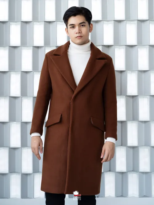 เช่าเสื้อโค้ท ชาย รุ่น MYEONGDONG สี น้ำตาล
