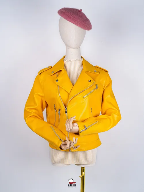 เช่าเสื้อแจ็คเก็ต หญิง รุ่น YERIN สี เหลือง