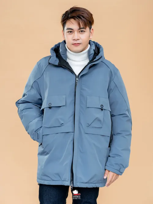 เช่าเสื้อกันหนาว ชาย รุ่น MILE สี ฟ้า