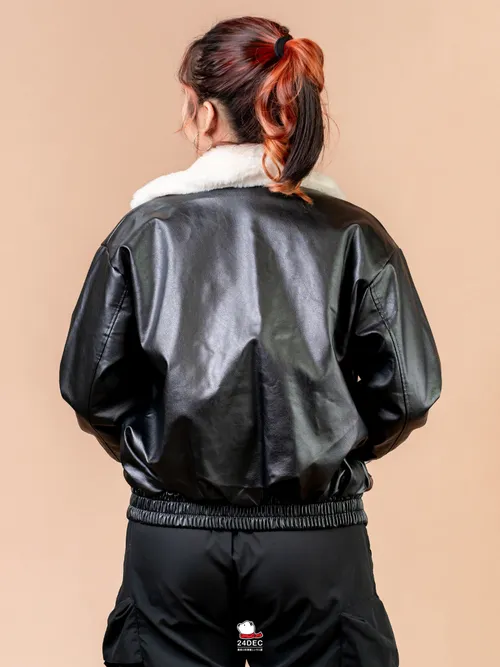 เช่าเสื้อแจ็คเก็ต หญิง รุ่น SLUMBER สี ดำ