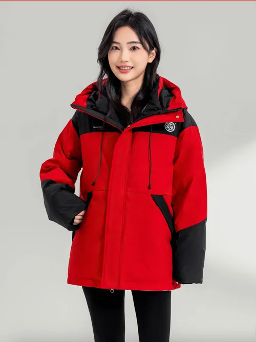 เช่าเสื้อกันหนาว หญิง รุ่น HARBIN สี แดง