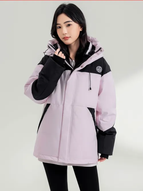 เช่าเสื้อกันหนาว หญิง รุ่น HARBIN สี ชมพู 