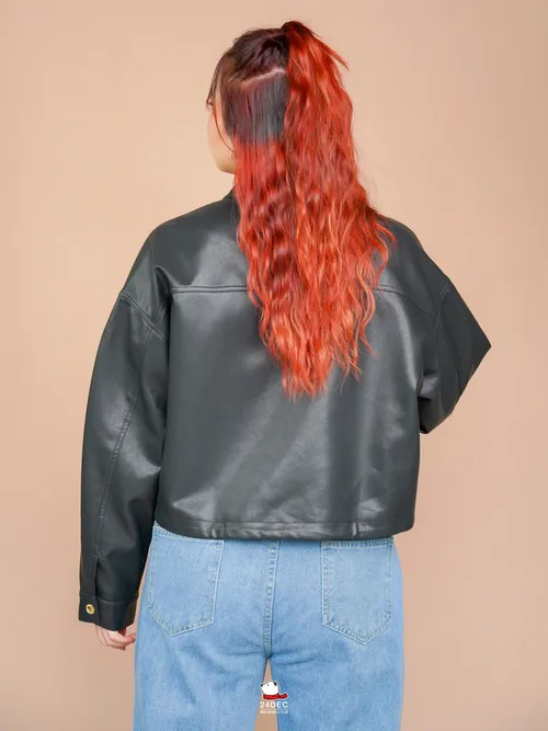 เช่าเสื้อแจ็คเก็ต หญิง รุ่น BUTTERCUP สี ดำ