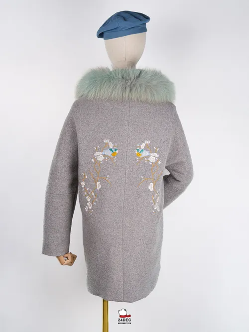 เช่าเสื้อโค้ท หญิง รุ่น WOMING สี เทา