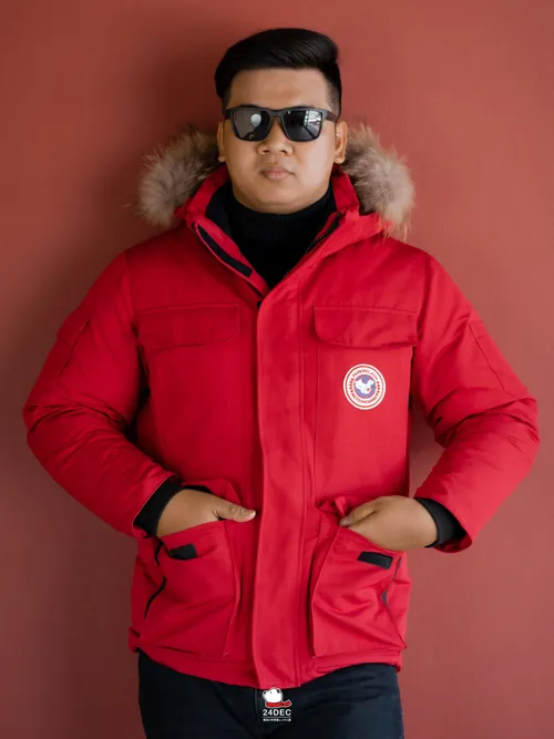 เช่าเสื้อกันหนาว ชาย รุ่น ARCTIC สี แดง