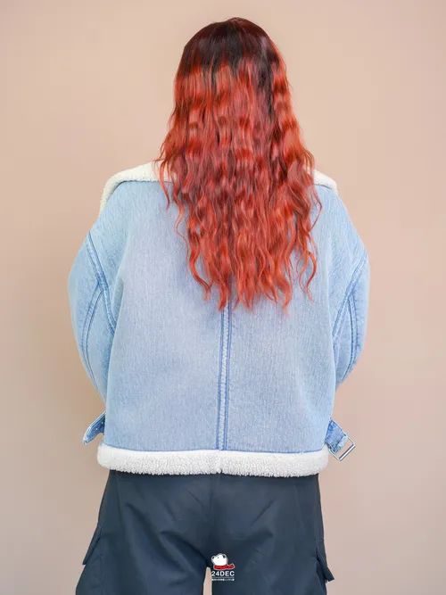 เช่าเสื้อแจ็คเก็ต หญิง รุ่น COCO สี น้ำเงิน