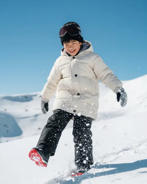 เช่าเสื้อกันหนาว เด็ก รุ่น MEMORY สี ขาว