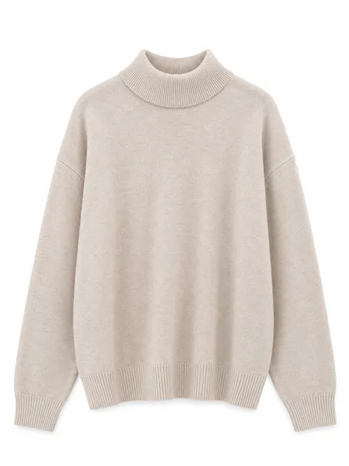 เช่าเสื้อคอเต่า ชาย รุ่น ETHAN สี ครีม