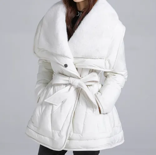 เช่าเสื้อกันหนาว หญิง รุ่น JAMAICA สี ขาว