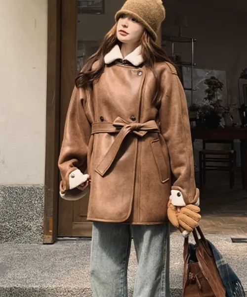 เช่าเสื้อแจ็คเก็ต หญิง รุ่น BOSTON สี น้ำตาล