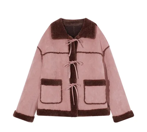 เช่าเสื้อแจ็คเก็ต หญิง รุ่น TOGETHER สี ชมพู