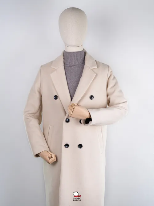 เช่าเสื้อโค้ท ชาย รุ่น HAWKEYE สี ครีม