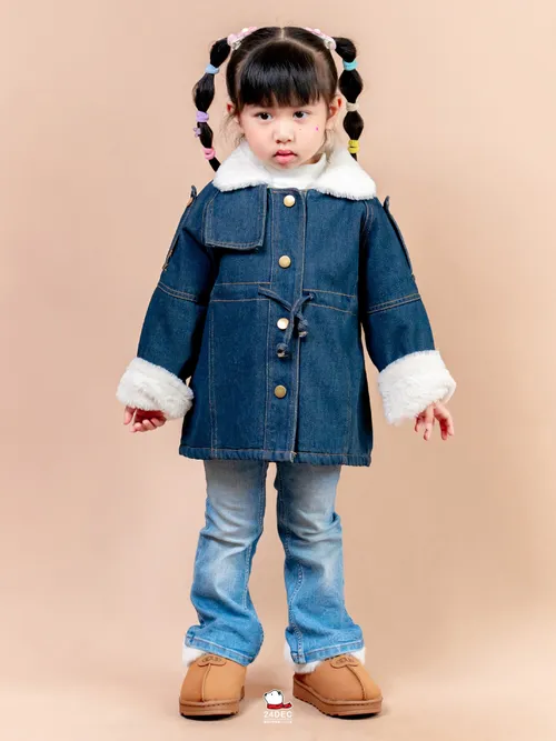 เช่าเสื้อแจ็คเก็ต เด็ก รุ่น SORRY สี น้ำเงิน