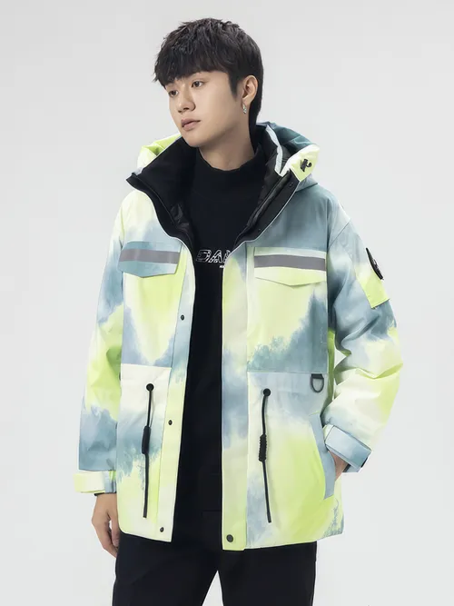 เช่าเสื้อกันหนาว ชาย รุ่น KIRORO สี เขียว