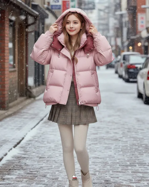 เช่าเสื้อกันหนาว หญิง รุ่น PUSO สี ชมพู