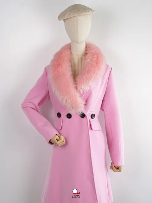 เช่าเสื้อโค้ท หญิง รุ่น WONDER สี ชมพู