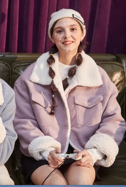 เช่าเสื้อแจ็คเก็ต หญิง รุ่น DAPHNE สี ม่วง