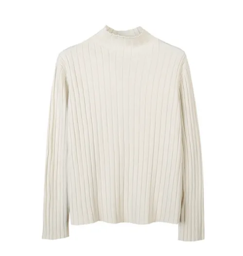 เช่าเสื้อคอเต่า หญิง รุ่น NARA สี ขาว