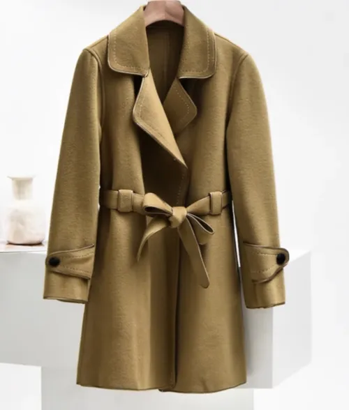 เช่าเสื้อโค้ท หญิง รุ่น AMARA สี น้ำตาล