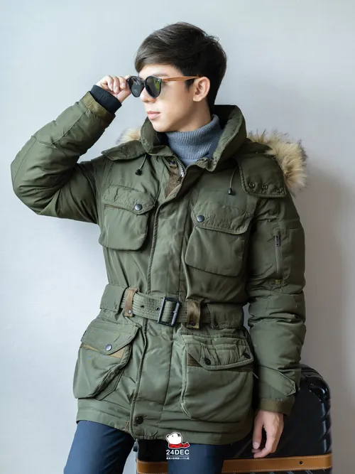 เช่าเสื้อกันหนาว ชาย รุ่น ICELAND สี เขียว