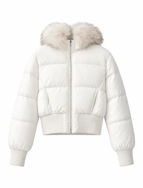 เช่าเสื้อกันหนาว หญิง รุ่น OLIVIA สี ขาว